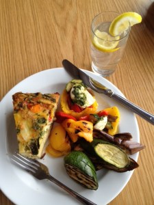 Vegetarian, gluten-free lunch