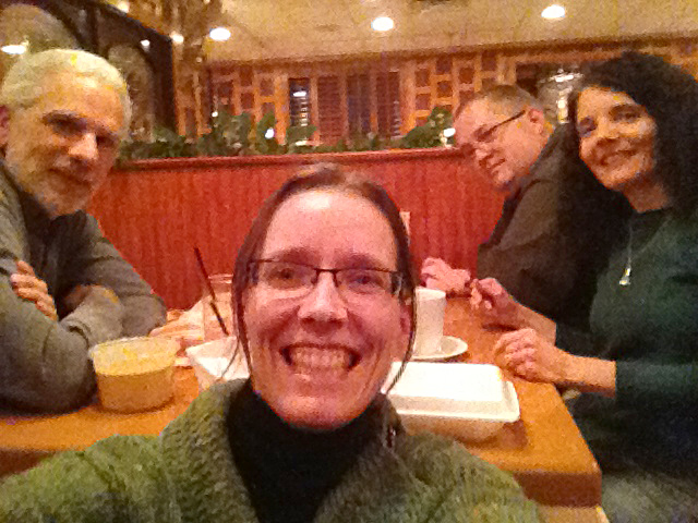 Dave Pape, Shannon and Dave Chance, and Pam Eddy.  (Yes, there are a lot of doctors in the house!)