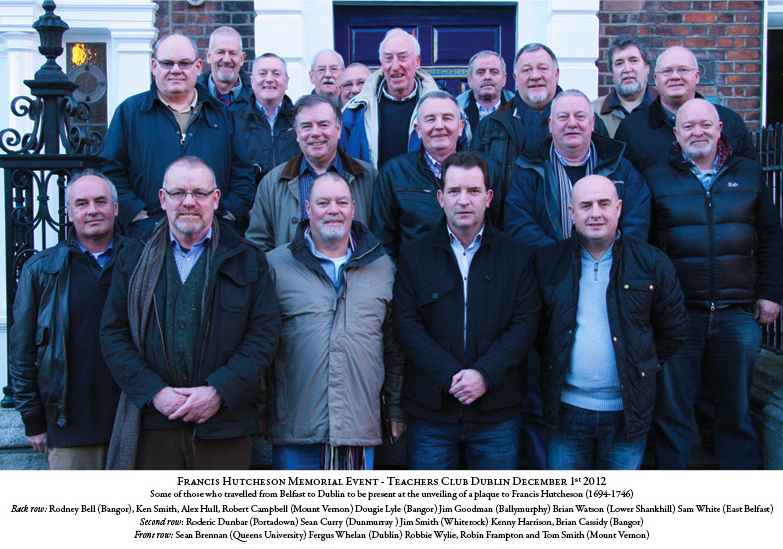 The group from the north of Ireland who came for the unveiling. (Photo provided by Fergus Whelan.)