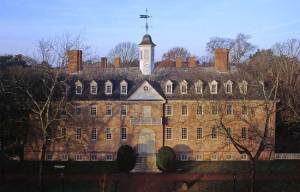 The Wren Building at The College of William and Mary in Williamsburg. Photo downloaded from Colonial Williamsburg website.