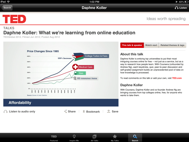 Daphne Koller: What we're learning from online education