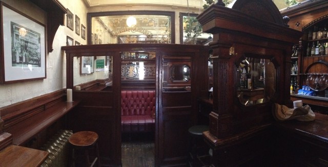 The snug at Ryan's Victorian Pub.