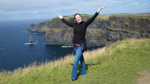 Heather on the Cliffs of Moher!