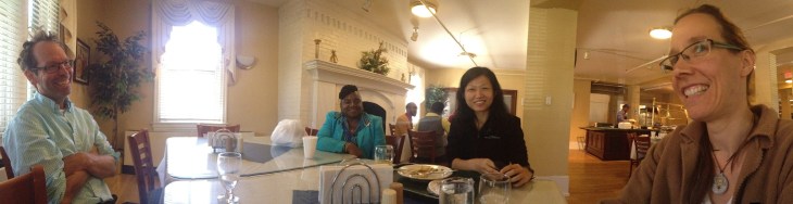 Learning together at the Holley Tree Inn.