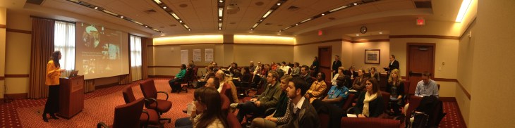 …to a pleasantly large group of colleagues.