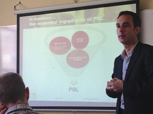 Jose's three essential elements of PBL.