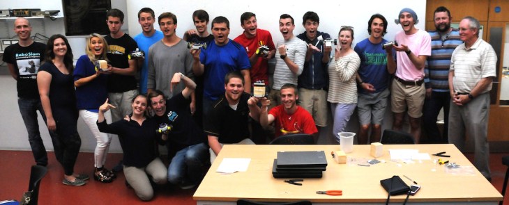 Ted, Damon, and crew conducted a RoboSlam for 18 undergraduate engineering student form the University of Wisconsin last week.  I'll post more photos of the event soon, on our RoboSlam blog.