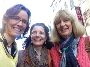 As soon as Pam arrived in town Sunday, we headed out for coffee with a Professor Emerita from William and Mary who is traveling in Ireland, Dr. Dorothy Finnegan.