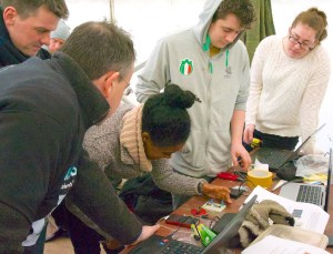 Second place team, also from DIT.