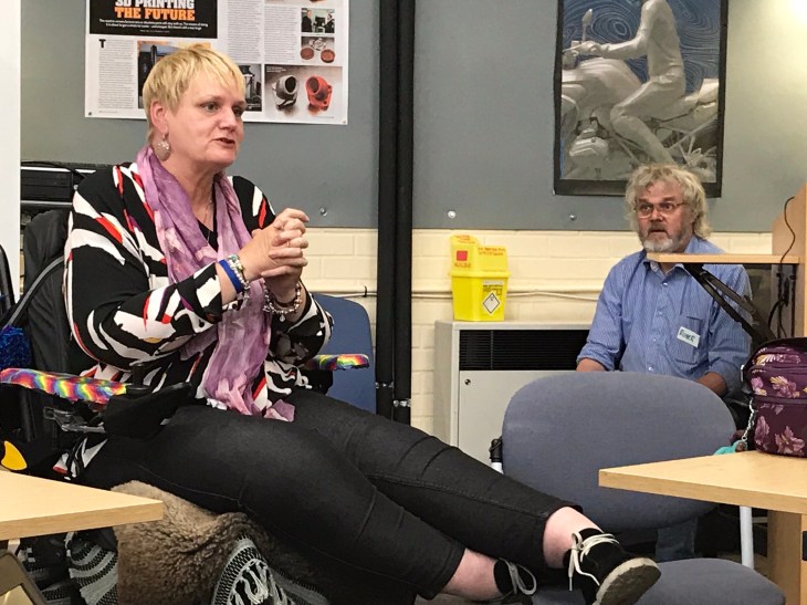 EERN colloquium organizers, Jane Andrews and Roger Penlimgton. 